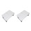 2Pcs Lightweight Aluminium Folding Table White for Picnic Camping 7