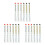 18Pcs Multi Color Deep Hole Marker Pens for Carpentry Long Head Design 10