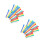 60Pcs Assorted Color ABS Plastic Glue Spreaders for Crafting Precision 9