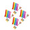 600Pcs Bendable Chenille Wire Craft Sticks Assorted Colors DIY Use 9