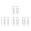 24Pcs Spring Coiled Stylus Pen Lanyard Black Plastic 7