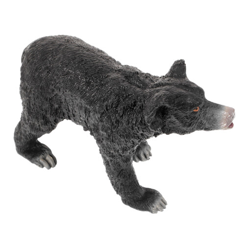 3Pcs Plastic Bear Ornaments Realistic Wildlife Animal Models for Decor 2