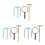 3Sets Precision Archaeology Toy Set Kids Metal Digging Tools Kit 4