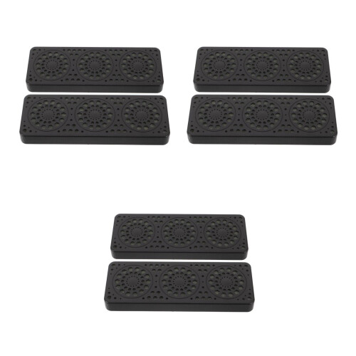 6Pcs Rectangular Black Cigar Humidifier Tray for Desktop Humidor Use 2