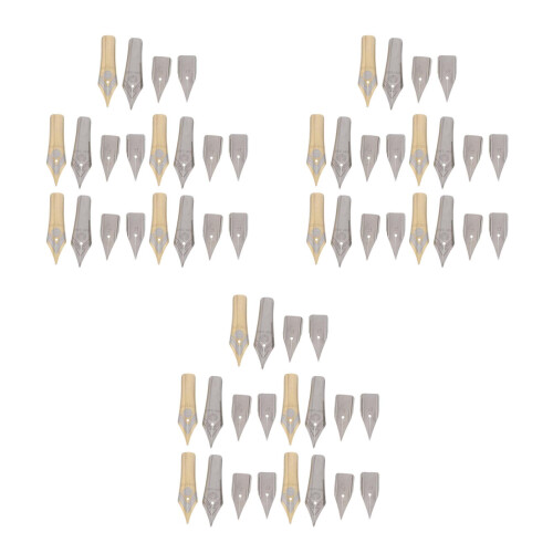 60Pcs Durable Assorted Fountain Pen Nibs Replacement Tips for Artists 2