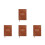 4Pcs Brown Academic Planner Journal Daily Schedule 7