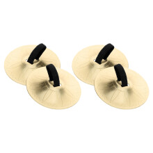 10Paren Koperen Mini Vingersymbal Set Goud Voor Dans En Muziekplezier