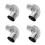 4Pcs Easy Install Stainless Steel Chimney Flue Kit Silver Fireproof 7