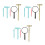 3Sets Precision Archaeology Toy Set Kids Metal Digging Tools Kit 10