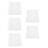 5St Polyester Sliprok Wit Kanten Design Dames Comfortabel Onder 4