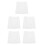 5St Polyester Sliprok Wit Kanten Design Dames Comfortabel Onder 10