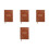 4Pcs Brown Academic Planner Journal Daily Schedule 5