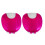 6Pcs Portable Resin Braces Retainer Holder Rosy Seashell 2