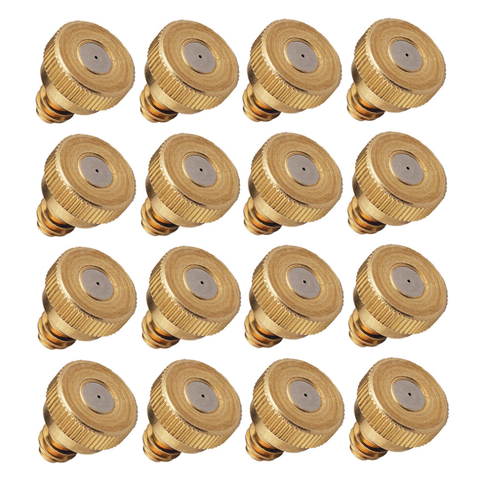 32Pcs Garden Brass Misting Nozzles Low Pressure Cooling Spray Heads-image-OPC-PRK8J7F-NEW