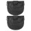 2St Zwarte Helmhouder Polyester Voor Motor- En Fietshelm 1