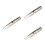 3Pcs Compact LED Light Tweezers for Eyebrows and Eyelashes Assorted 4