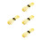 4Pcs Unique Design Bee Wings Plastic Decor for Children Events 6