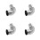 4Pcs Easy Install Stainless Steel Chimney Flue Kit Silver Fireproof 8