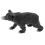 3Pcs Plastic Bear Ornaments Realistic Wildlife Animal Models for Decor 2