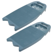 2St Compact Plastic Waschbord Voor Handwas En Reisgebruik Thuis