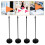 8Pcs Desk Flag Pole Holders Sturdy Black Plastic Base for Indoor Use 11