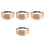 4St Mode Beige Satijnen Cummerbund Formele Gebeurtenissen 8