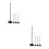 8Pcs Desk Flag Pole Holders Sturdy Black Plastic Base for Indoor Use 10
