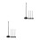 8Pcs Desk Flag Pole Holders Sturdy Black Plastic Base for Indoor Use 7
