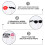44St Handheld Photo Booth Props Set Hout Papier Bruiloft Feest Decor 2