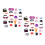 44St Handheld Photo Booth Props Set Hout Papier Bruiloft Feest Decor 5