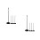 8Pcs Desk Flag Pole Holders Sturdy Black Plastic Base for Indoor Use 6