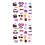44St Handheld Photo Booth Props Set Hout Papier Bruiloft Feest Decor 6