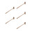 5St Set Voor Kinderen Speel Rechter Knutsel Mallet 6