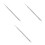 3St Compacte Metalen Cuticle Pusher Met Ergonomisch Design 6