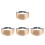 4St Mode Beige Satijnen Cummerbund Formele Gebeurtenissen 6