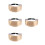 4St Mode Beige Satijnen Cummerbund Formele Gebeurtenissen 4