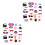 44St Handheld Photo Booth Props Set Hout Papier Bruiloft Feest Decor 4