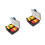 20St Handvis Spoelwinder Plastic Visaccessoire Assorti Kleuren 9