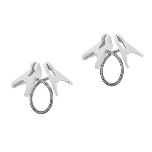2St Nail Practice Hand Holder Clips Wit Professioneel En Veelzijdig 2