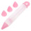 5Sets Silicone Cake Decorating Tools Set for Home Baking Pink 1