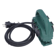 Prise électrique de jardin 4 prises 16 A 3680 W IP44 2 m