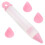 5Sets Silicone Cake Decorating Tools Set for Home Baking Pink 2