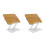 2Pièces Support De Lecture Ajustable En Aluminium, Porte-Livre Argent 5