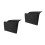 2Pcs Durable Fabric Bedside Pocket Hanging Storage Organizer in Black 4