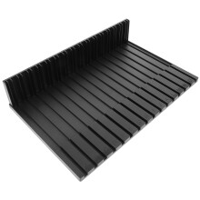 5Pièces Organiseur Modèles Plastique Noir Support Figurines Hobby