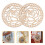 4Pièces Base Bois Pour Sac Crochet Rond Kaki, Support Panier DIY 11