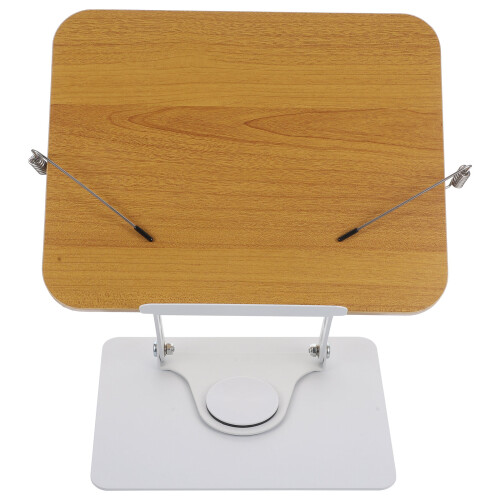 2Pièces Support De Lecture Ajustable En Aluminium, Porte-Livre Argent 2