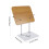 2Pièces Support De Lecture Ajustable En Aluminium, Porte-Livre Argent 11