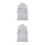 2Pièces Cols Détachables En Coton Style Hoodie Mode Et 5