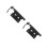 2Pièces Fixateur Fourche Aluminium Noir Rapide Stable 6